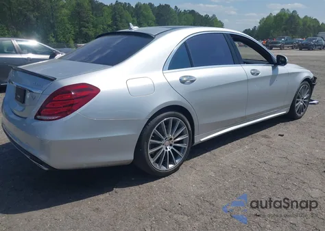 2017 Mercedes-Benz S 550 4Matic из США, поврежденный, VIN WDDUG8FB9HA288147